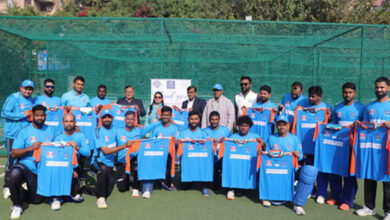 Indian Deaf Cricket Association unveil India’s jersey for T20 series against Dubai