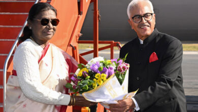 President Murmu arrives in Manipur on maiden visit; to unveil multiple projects