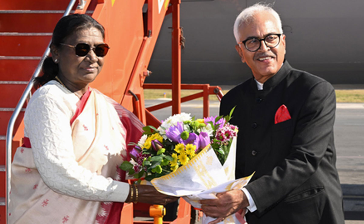President Murmu arrives in Manipur on maiden visit; to unveil multiple projects