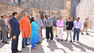 On Hyderabad Tour, Chief Election Commissioner Visits Iconic Golconda Fort