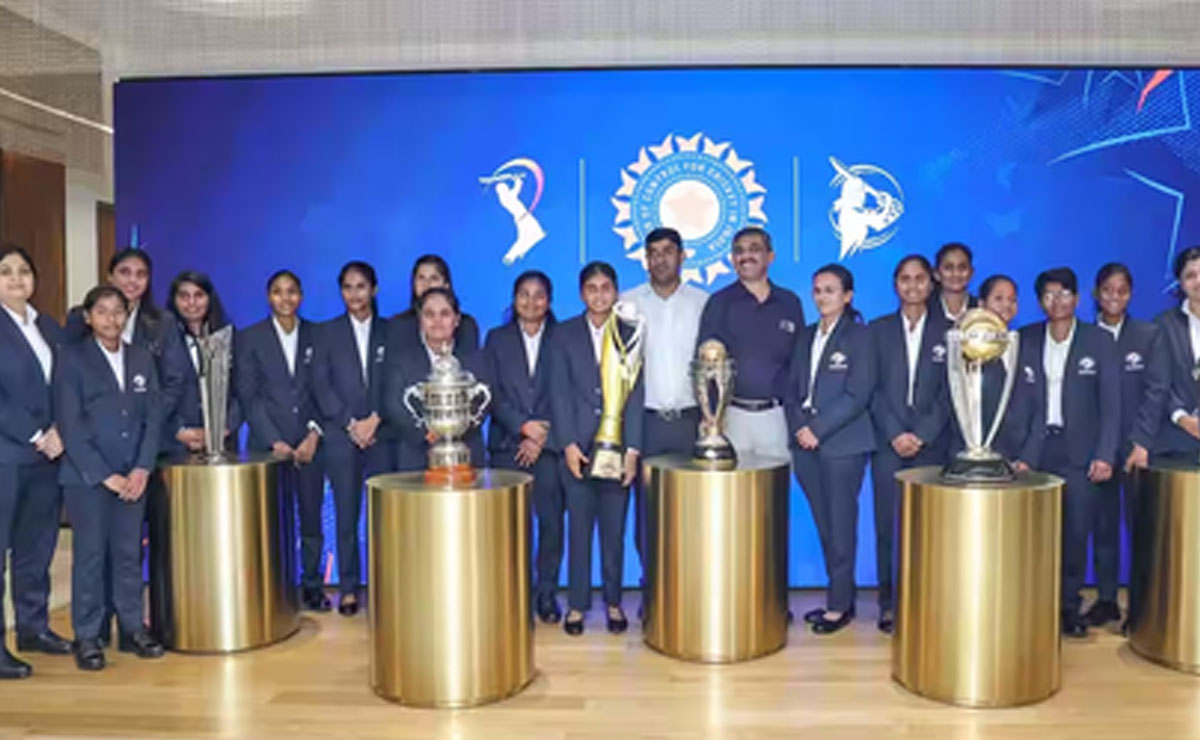 World Cup-winning Indian blind women’s team visits BCCI headquarters