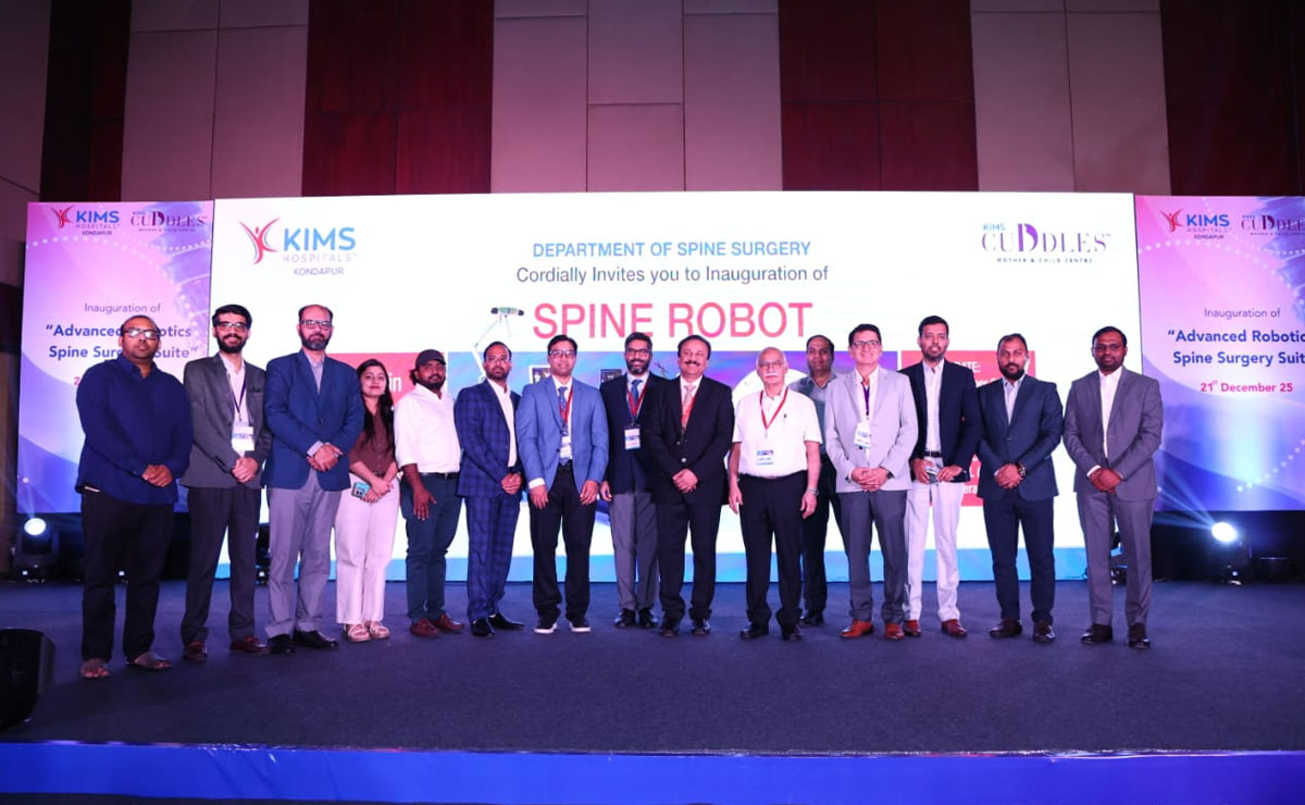 KIMS Hospitals Launches First-Ever Spine Surgery Robot in Telugu States