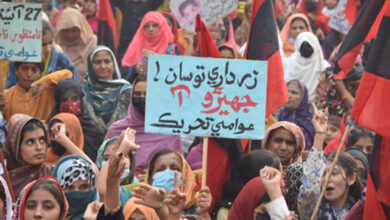 Pakistan: People hold protest against plundering of Sindh's resources, spreading bandit rule