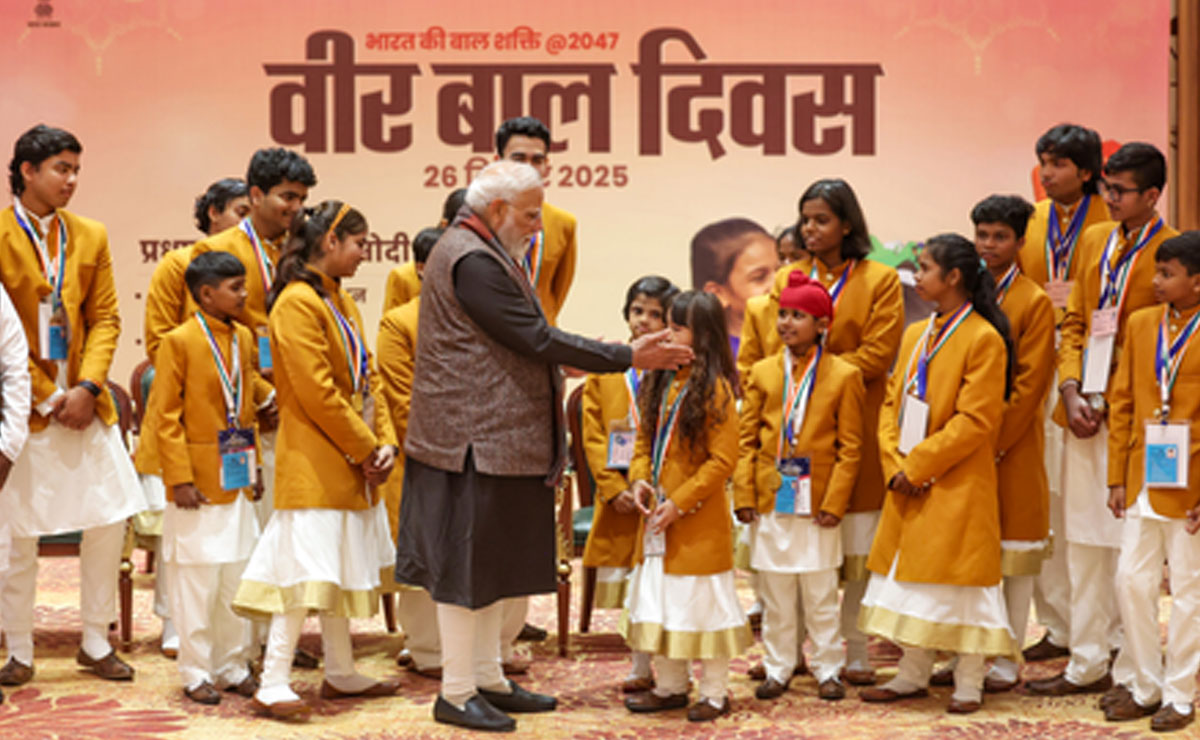 Veer Bal Diwas: PM Modi celebrates courage and dreams of Rashtriya Bal Puraskar awardees
