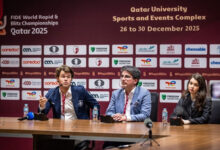 Arjun Erigaisi Finishes Third, Wins Bronze at 2025 FIDE World Rapid Chess