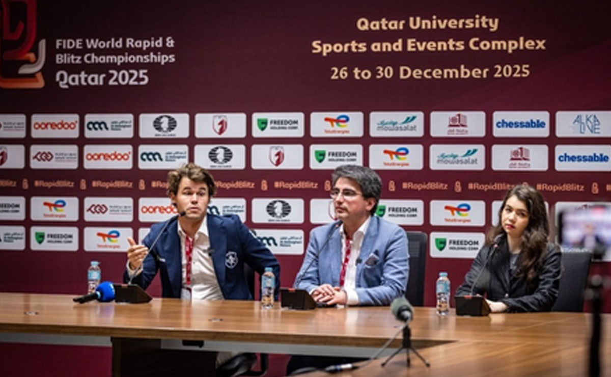 Arjun Erigaisi Finishes Third, Wins Bronze at 2025 FIDE World Rapid Chess