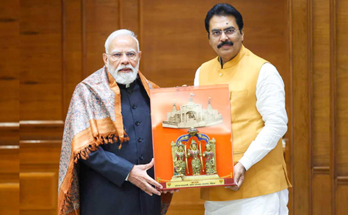 PM Modi Holds Key Talks with New Bihar BJP President Sanjay Saraogi