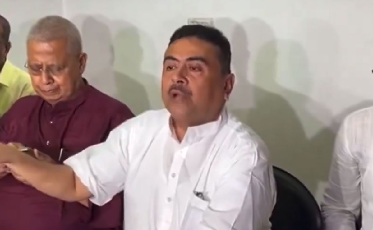 ‘Won’t Leave Hindus at Mercy of TMC Govt’: Suvendu Adhikari After BJP Worker’s Arrest