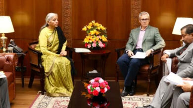 Sitharaman praises Omar Abdullah for 'focused' approach to restore J-K's economy