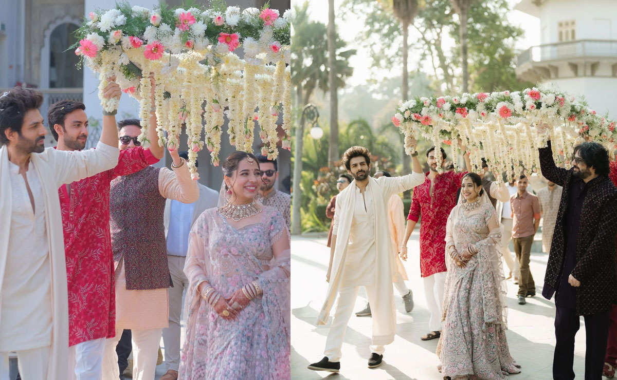 An emotional Kartik Aaryan says 'you’ll always be my little sister' after seeing Kritika as a bride