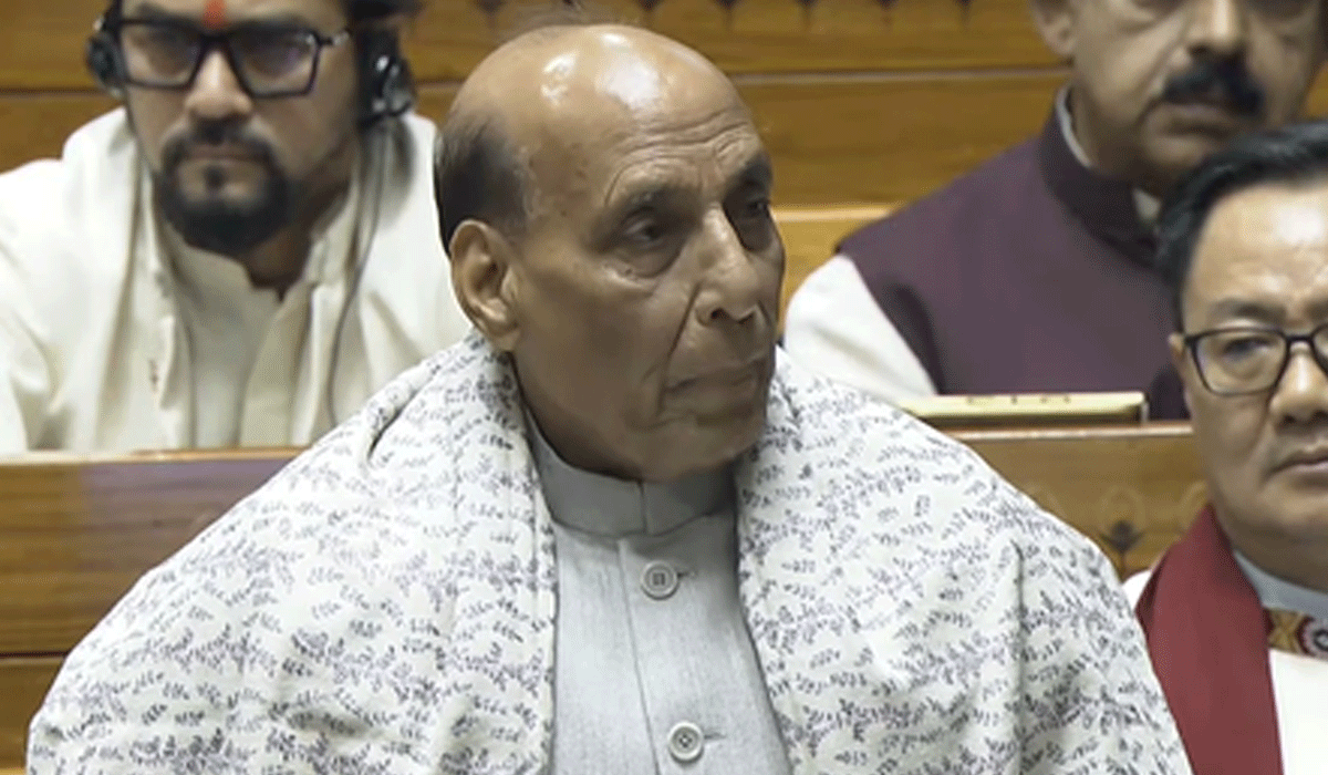 Congress appeasement damaged Vande Mataram, contributed to Partition: Rajnath Singh