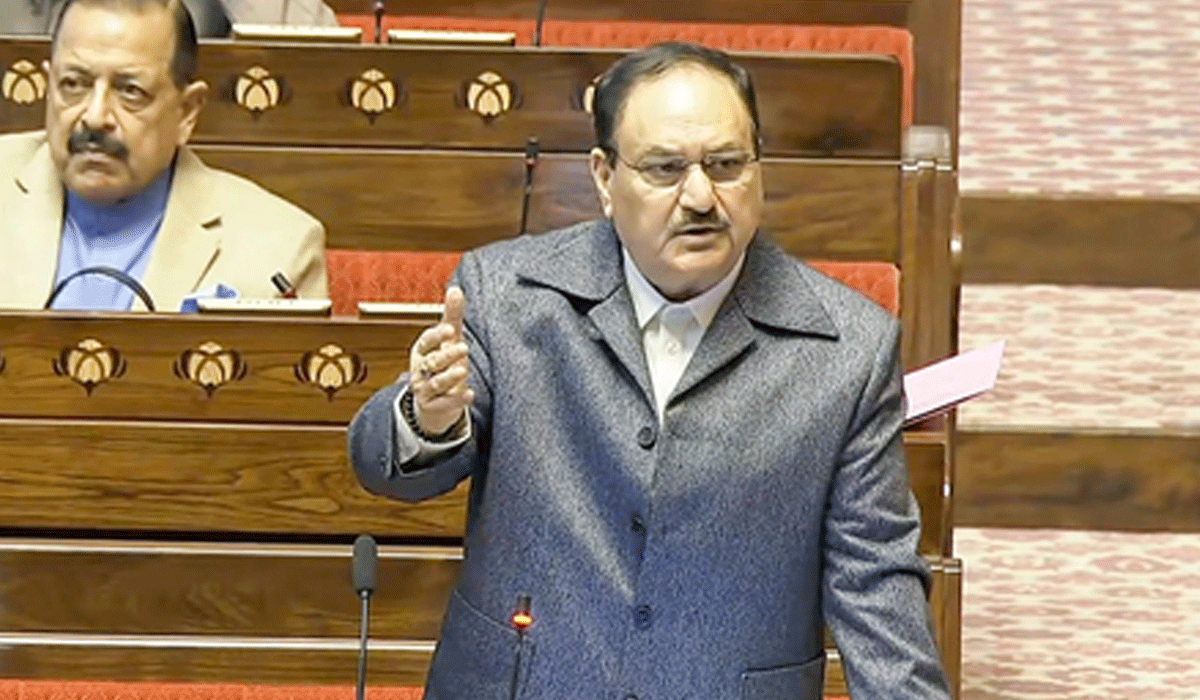 RS witnesses' uproar as JP Nadda digs out Nehru's letters on Vande Mataram