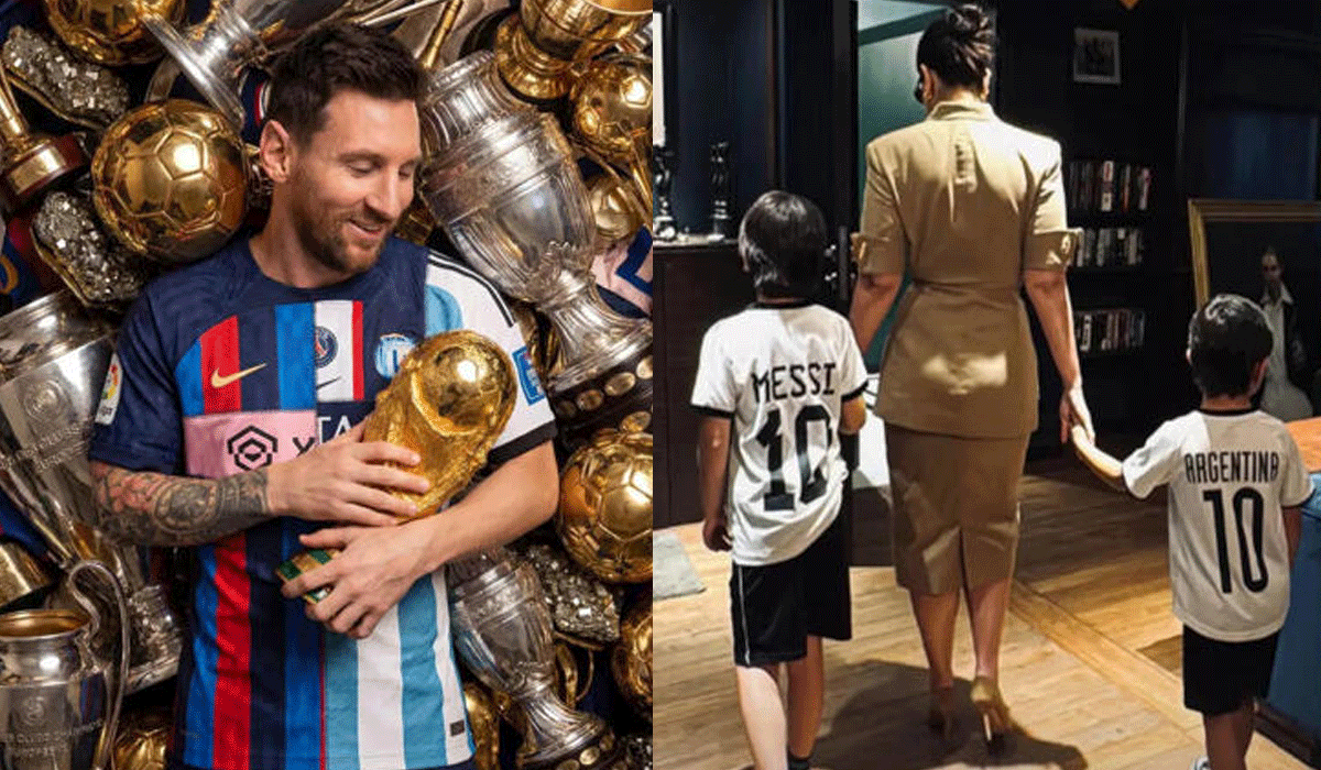 Kareena Kapoor Khan is ready to meet Lionel Messi with her boys Taimur and Jeh