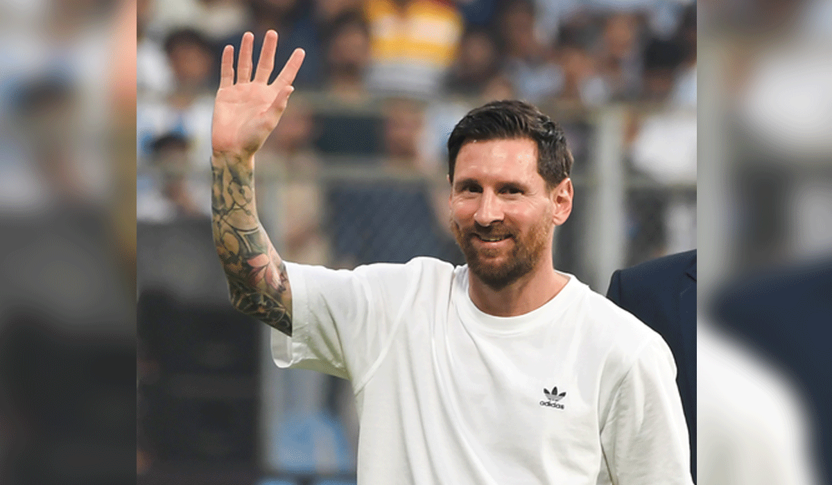 Messi lands in Delhi for final stop of his G.O.A.T Tour
