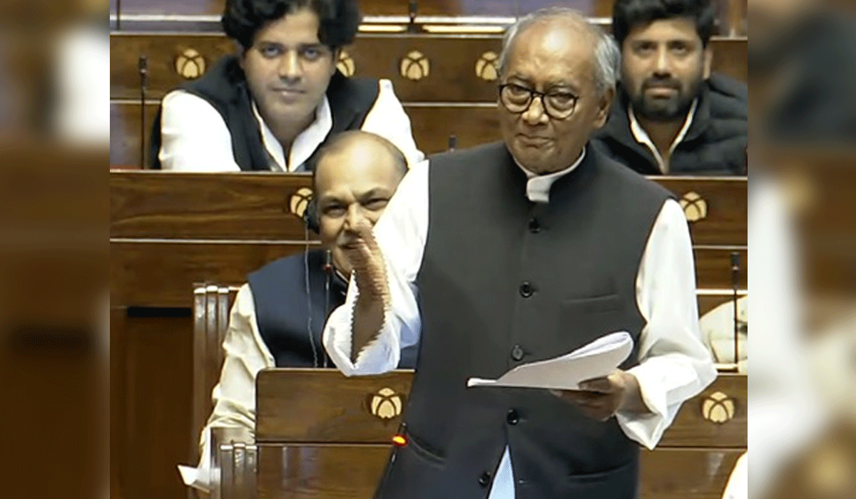 'Amit Shah was never in RSS': Digvijaya Singh during Rajya Sabha discussion on election reforms