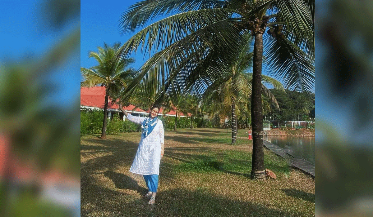 Manisha Koirala enjoys the coconut trees, soft skies, and the slower rhythm of Kerala