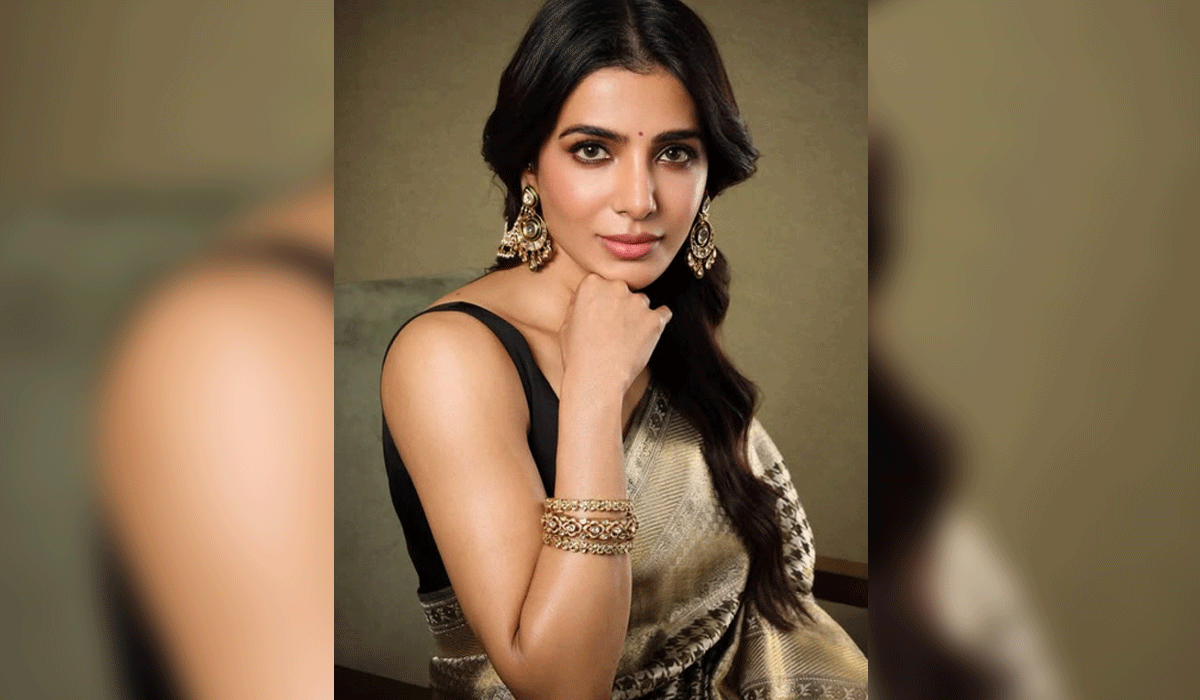 Samantha Ruth Prabhu is doing most of the action herself, and doing it in a saree in ‘Maa Inti Bangaram’