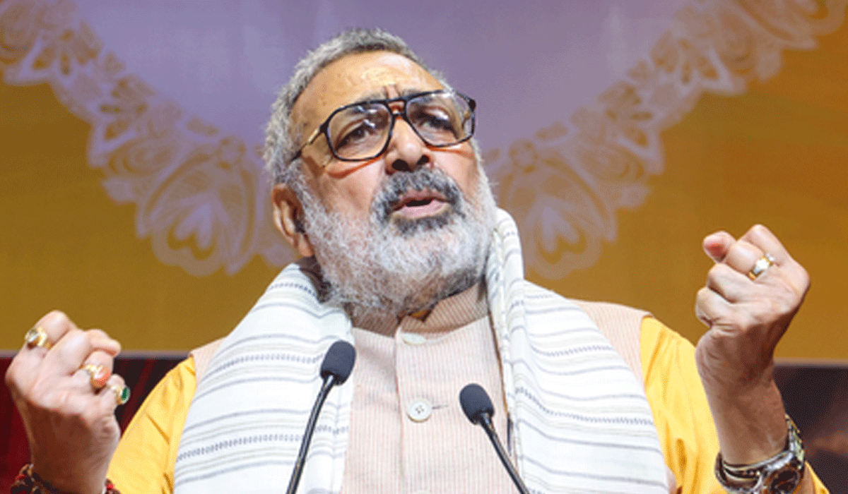 Govt not intimidated by Chomu violence, will continue action against encroachments: Giriraj Singh