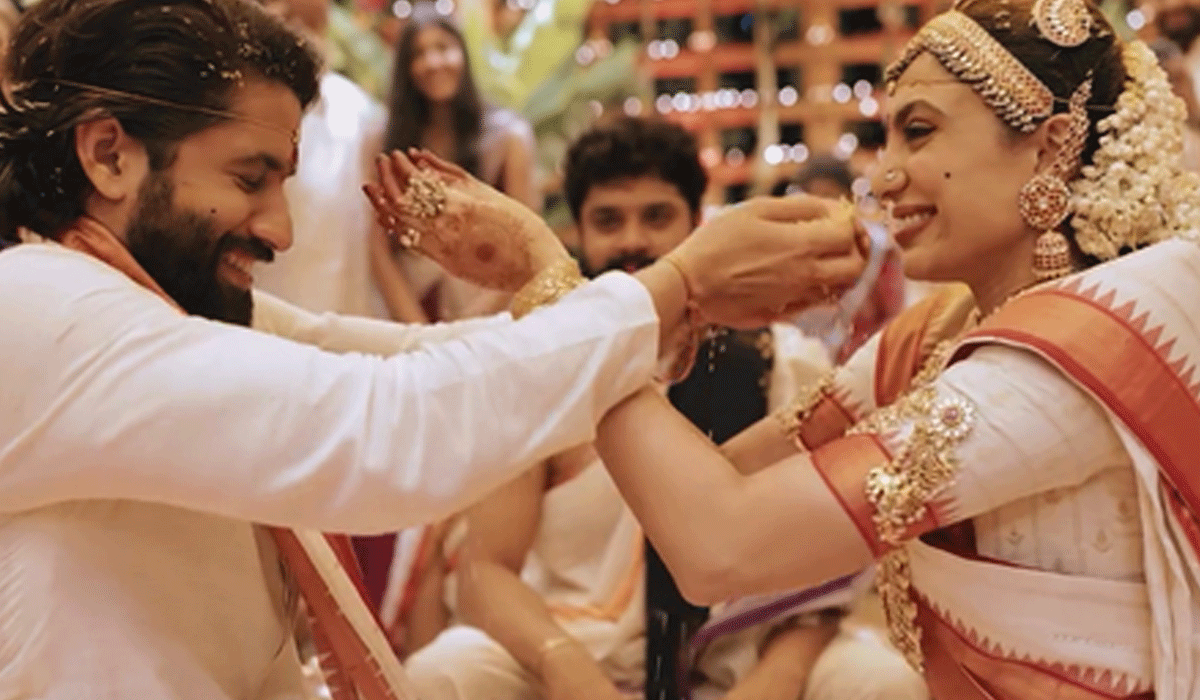 Sobhita Dhulipala, Naga Chaitanya celebrate 1st wedding anniversary with a beautiful BTS wedding reel