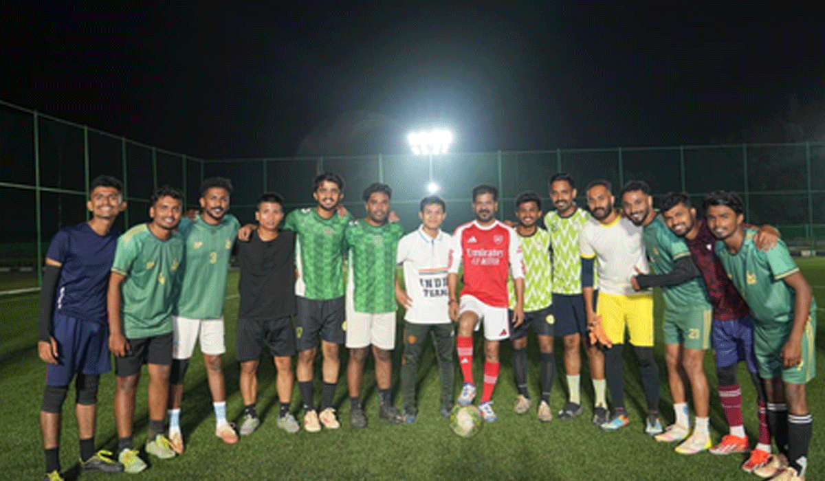 Telangana CM gearing up for friendly match against Messi’s team during ‘GOAT Tour 2025’