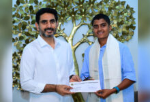 Andhra Pradesh presents Rs 2.5 crore cash reward to woman cricketer Shree Charani