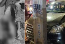 Drunk Driving Incident Near Nampally Dargah: Speeding Innova Hits Electric Pole, Pedestrian Injured