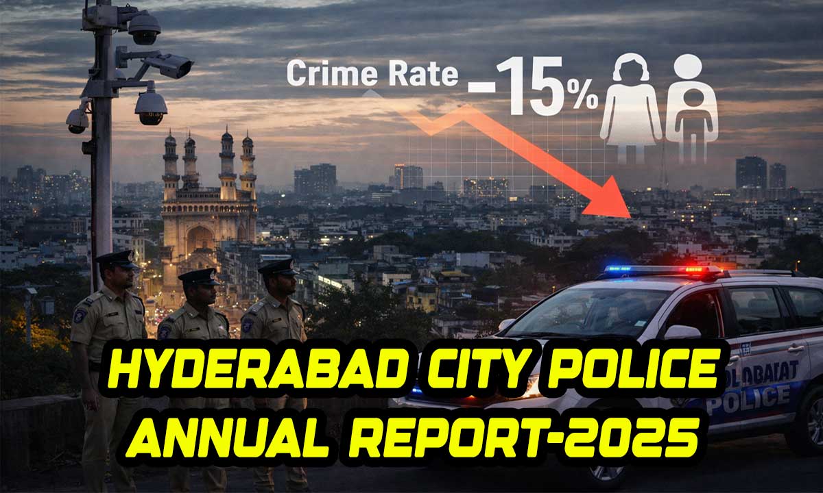 Hyderabad Police Annual Report: City Sees 15% Crime Drop in 2025, but Crimes Against Women and Children Rise