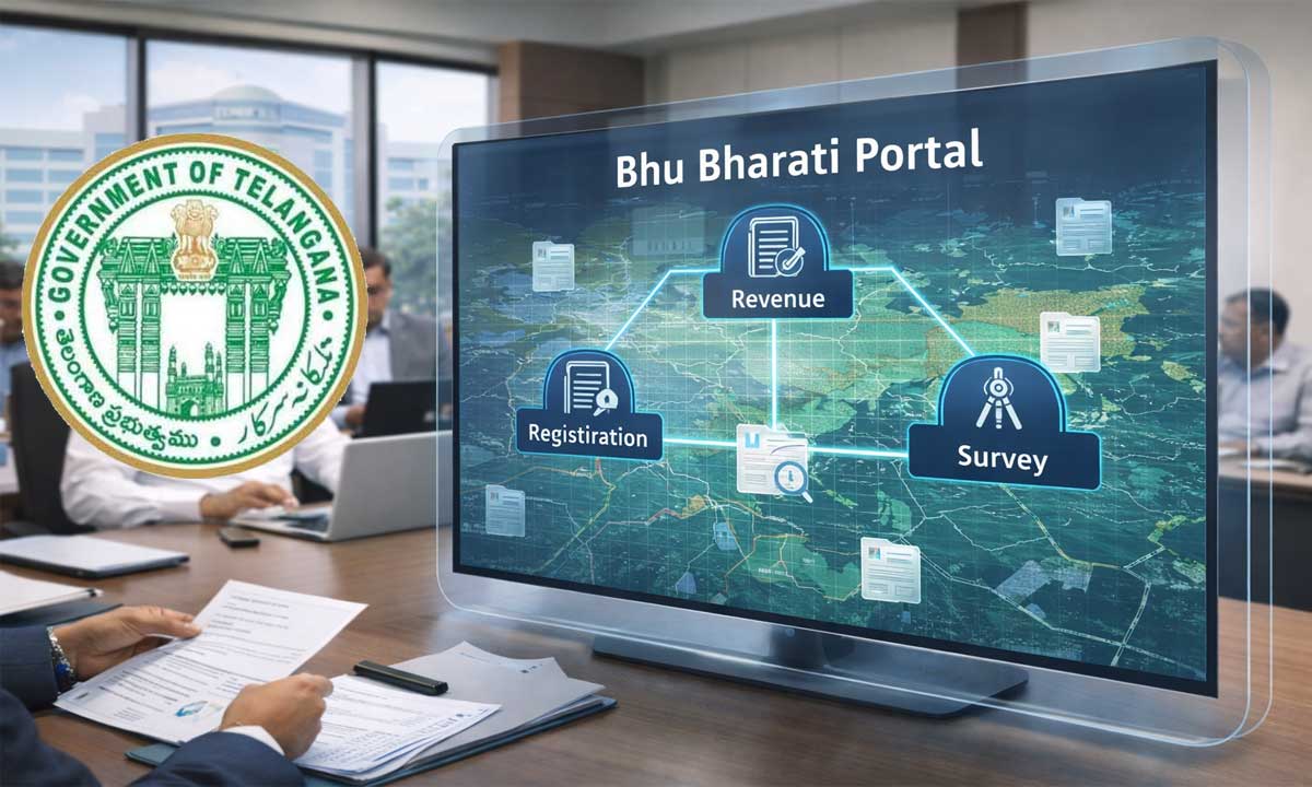 Revenue, Registration & Survey Services to Be Unified Under Bhu Bharati Portal in Telangana