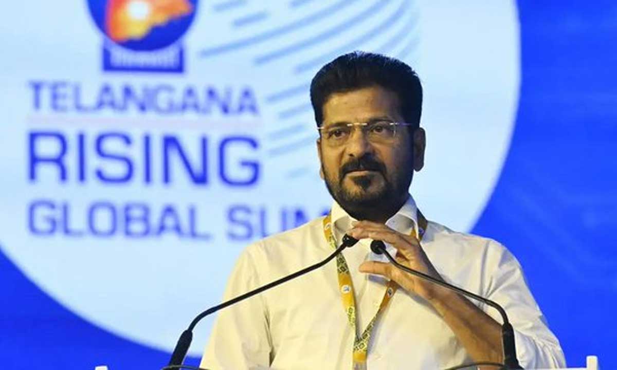 Revanth Reddy Unveils Bold Vision at Global Summit: “Telangana Rising Will Lead India’s Future