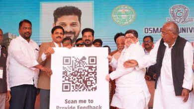CM Announces ₹1,000-Crore Development Plan During Osmania University Visit, Launches QR Code for Student Feedback