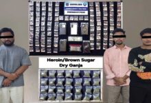 Drug Peddlers Arrested Near IMAX: Central Zone Task Force Seizes Brown Sugar and Ganja in Major Operation