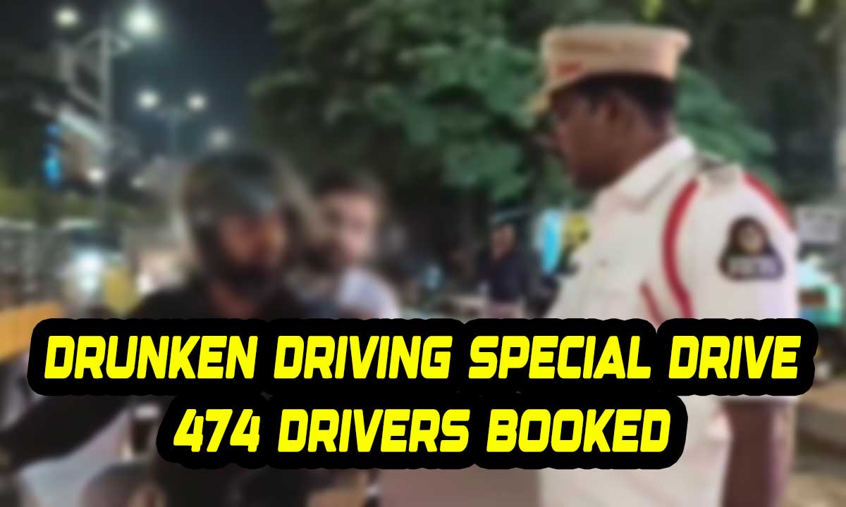 Hyderabad Drunken Driving Special Drive: 474 Drivers Booked for Drunk Driving