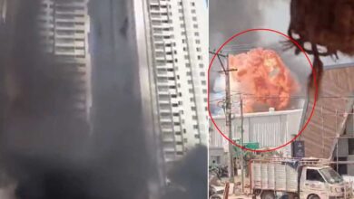Major Fire Breaks Out at Chandanagar Construction Site After Cylinder Blast, Tragedy Averted