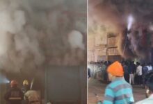 Fire Breaks Out at Sri Rama Enterprises Shop in Monda Market, Heavy Traffic Jam in Secunderabad
