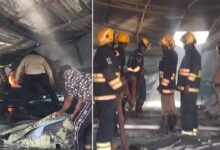 Massive Fire Breaks Out at Mattress Shop in Uppal, ₹25 Lakh Loss Reported