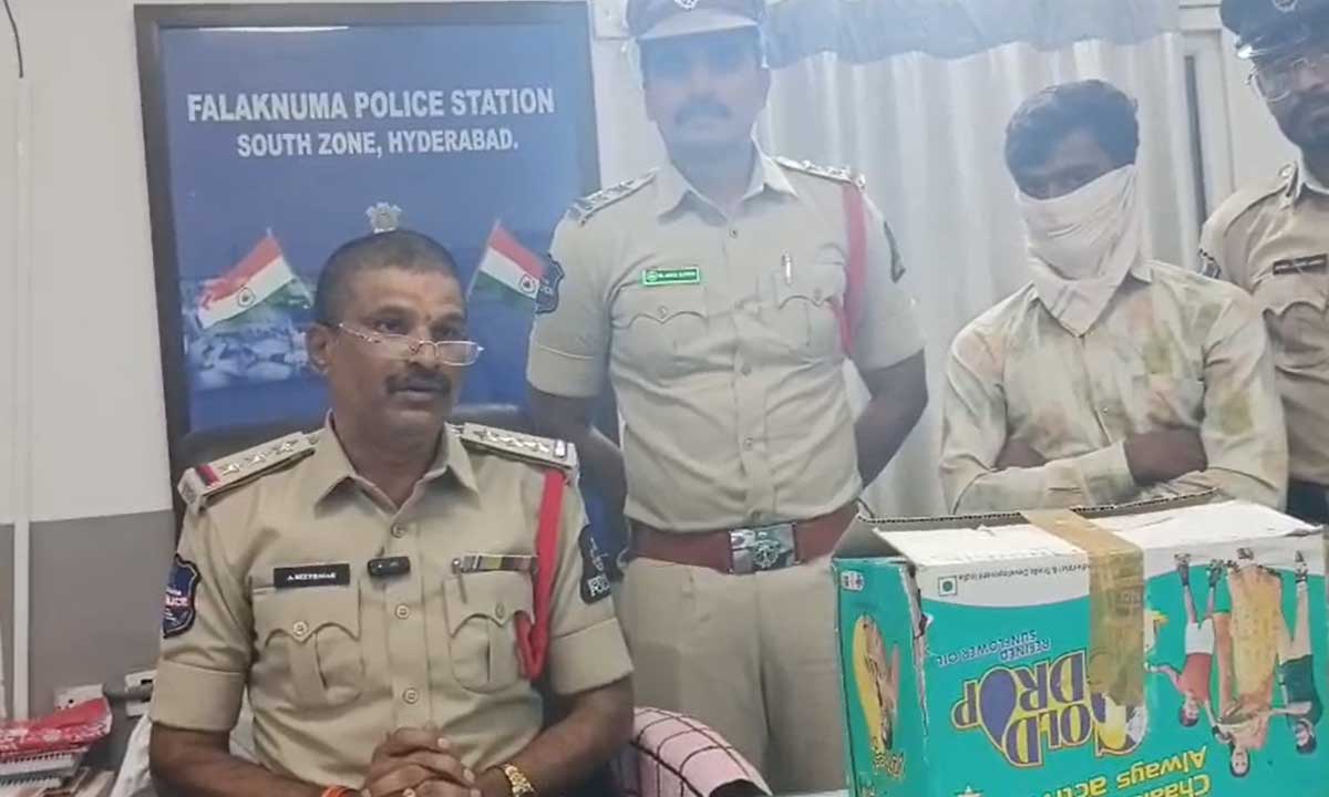 Hyderabad Police Bust Ganja Racket Operating from Fatima Nagar