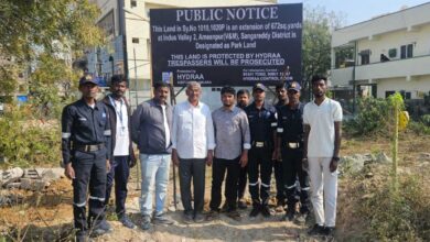 HYDRAA Protects Indus Valley Park Land in Ameenpur, Encroachments Removed and Fencing Installed