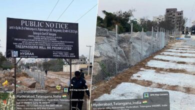 HYDRAA Stops Big Encroachments, Protects 23 Acres of ₹2,500 Crore Government Land in Neknampur