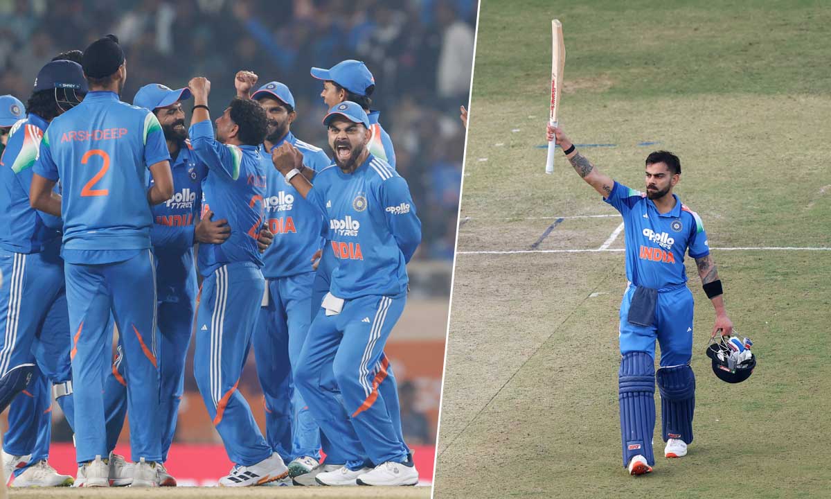 India Edge South Africa by 17 Runs in Nail-Biting 1st ODI, Take 1–0 Series Lead