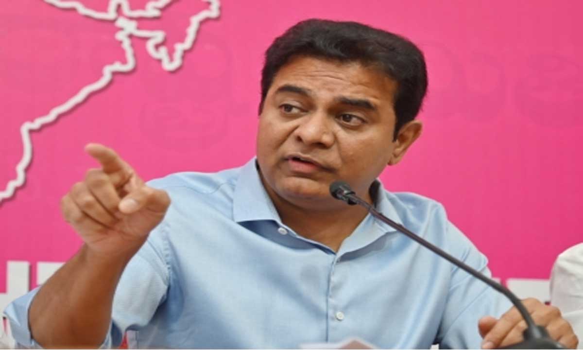 Telangana govt selling industrial land worth Rs 5 lakh crore: KTR