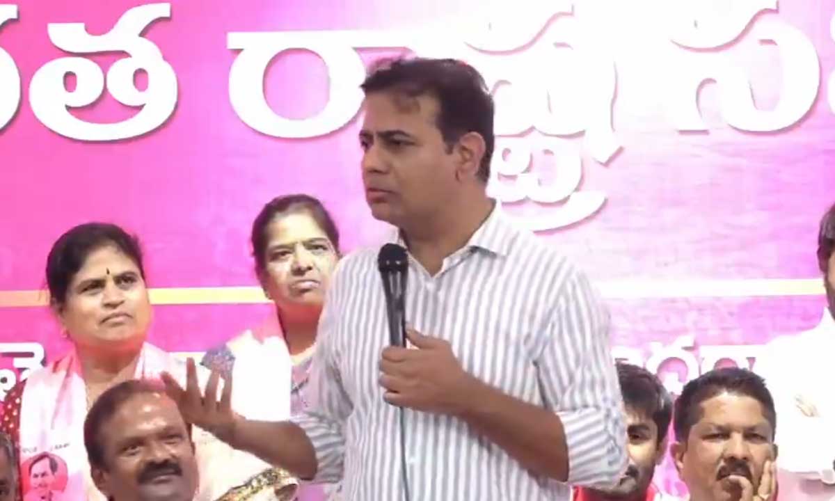 KTR Slams HYDRAA Demolitions, Attacks Revanth Reddy Over Blasts, Broken Promises and ‘Evasion Politics’