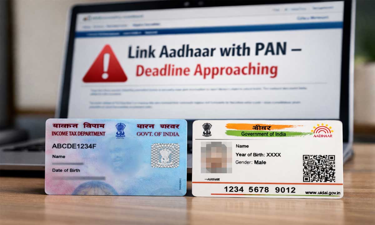Final Deadline to Link Aadhaar With PAN: Step-by-Step Online Process, Late Fees, and What Happens If You Miss It