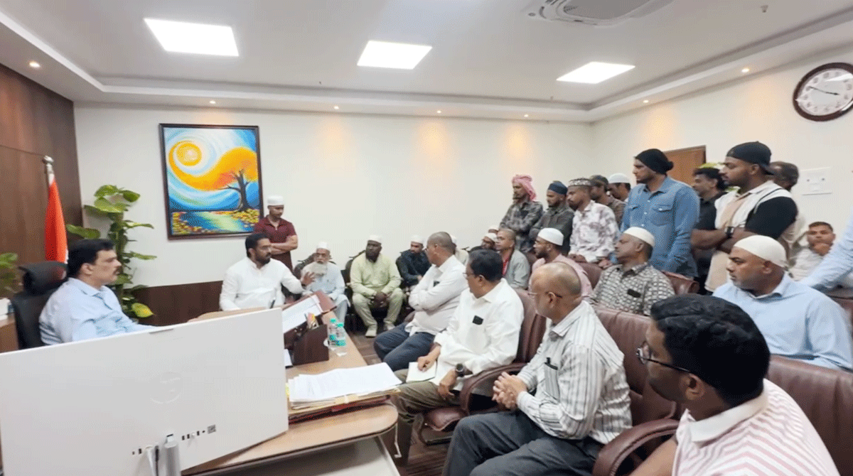 Medina Bus Tragedy: MLA Majid Hussain Meets Secretary Shafiullah to Fast-Track Compensation for Victims’ Families