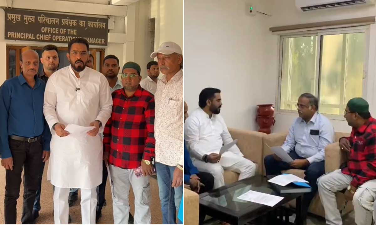 AIMIM Secures Special Ajmer Trains for 814th Urs; Majid Hussain Meets Railway Officials