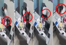 CCTV Captures Man Brutally Assaulting Female Business Partner Inside Office, Video Goes Viral