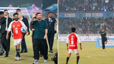 Hyderabad's Uppal Stadium Witnesses Messi Fever as GOAT Plays, Waves, and Celebrates with Fans