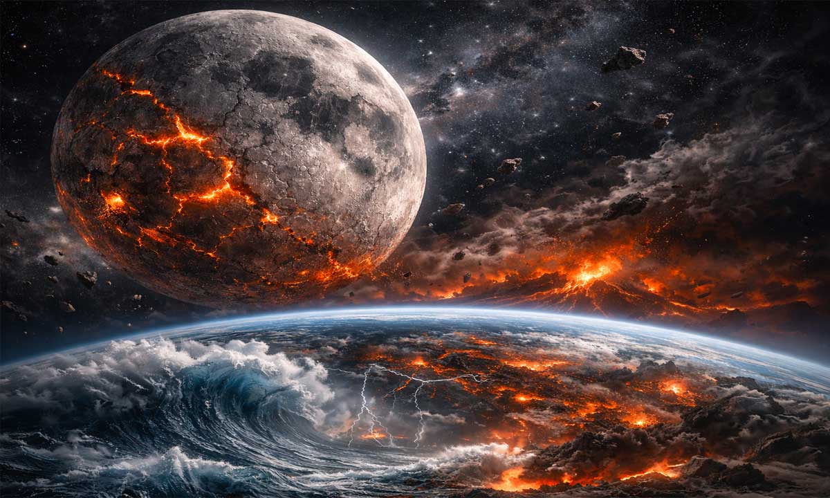 What if the Moon Fell Toward Earth? Scientists Explain the Terrifying Possibility