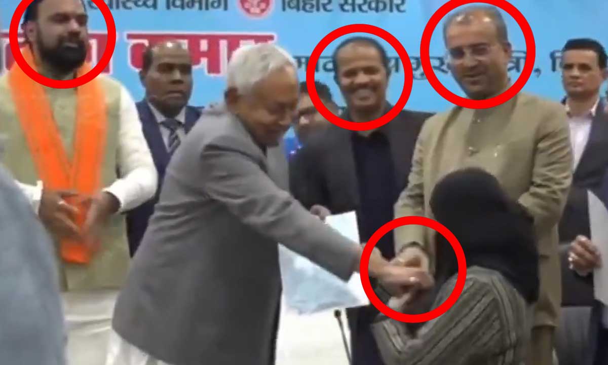 Congress to Protest in Hyderabad Over Nitish Kumar’s Hijab Pulling Controversy, Calls It a Shameful Incident