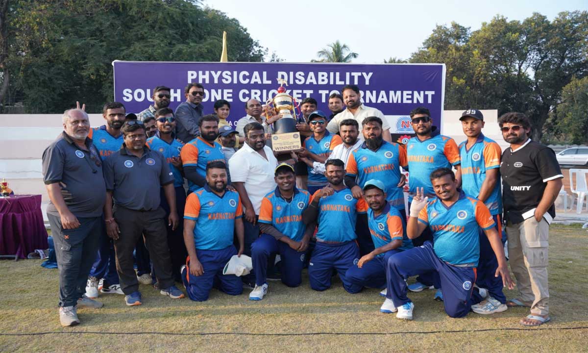 Karnataka Crowned Champions of South Zone Physical Disability T20 Tournament 2025