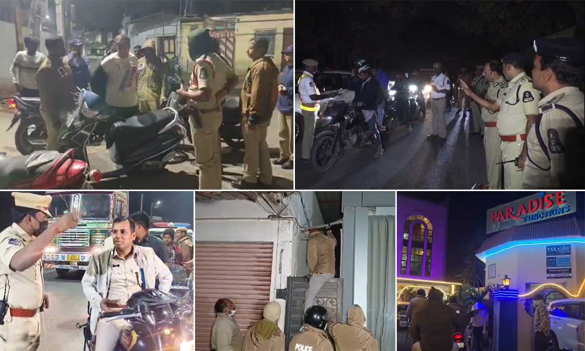 Night Patrols Intensified Across Hyderabad as Police Act Against Drunk Driving and Late-Night Violations